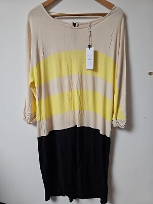 part two copenhagen Jonla stretchiges gestreiftes Kleid Gr. L