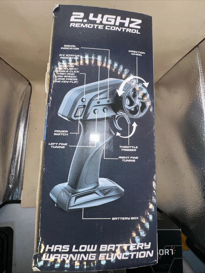 NEW Gallop High-Speed RC TORNADO Boat w LED Light Remote Control ORANGE 14+ - Image 3 of 4