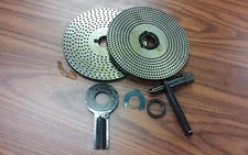 DP-2 index plates set, dividing plates for 8" to 16" h/v rotary table #DP-2-new