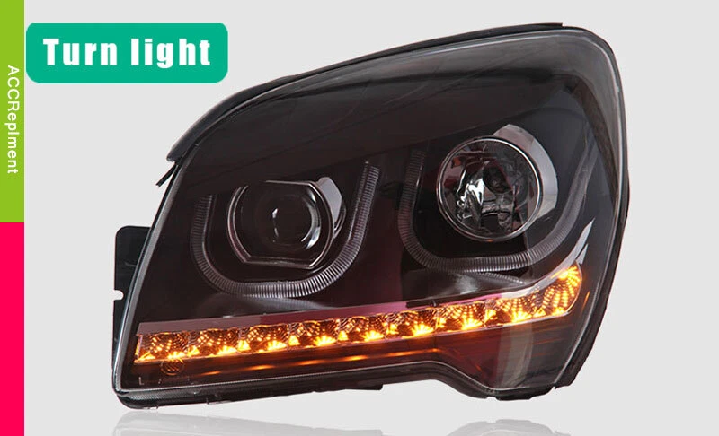 For 2009-2010 Kia Sportage Headlight Assembly HID Xenon Beam Projector LED DRL Foto 4 de 4