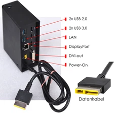 Port Replicator Docking Station Lenovo Thinkpad E555 E540 E440 E455 DU9033S1 D25