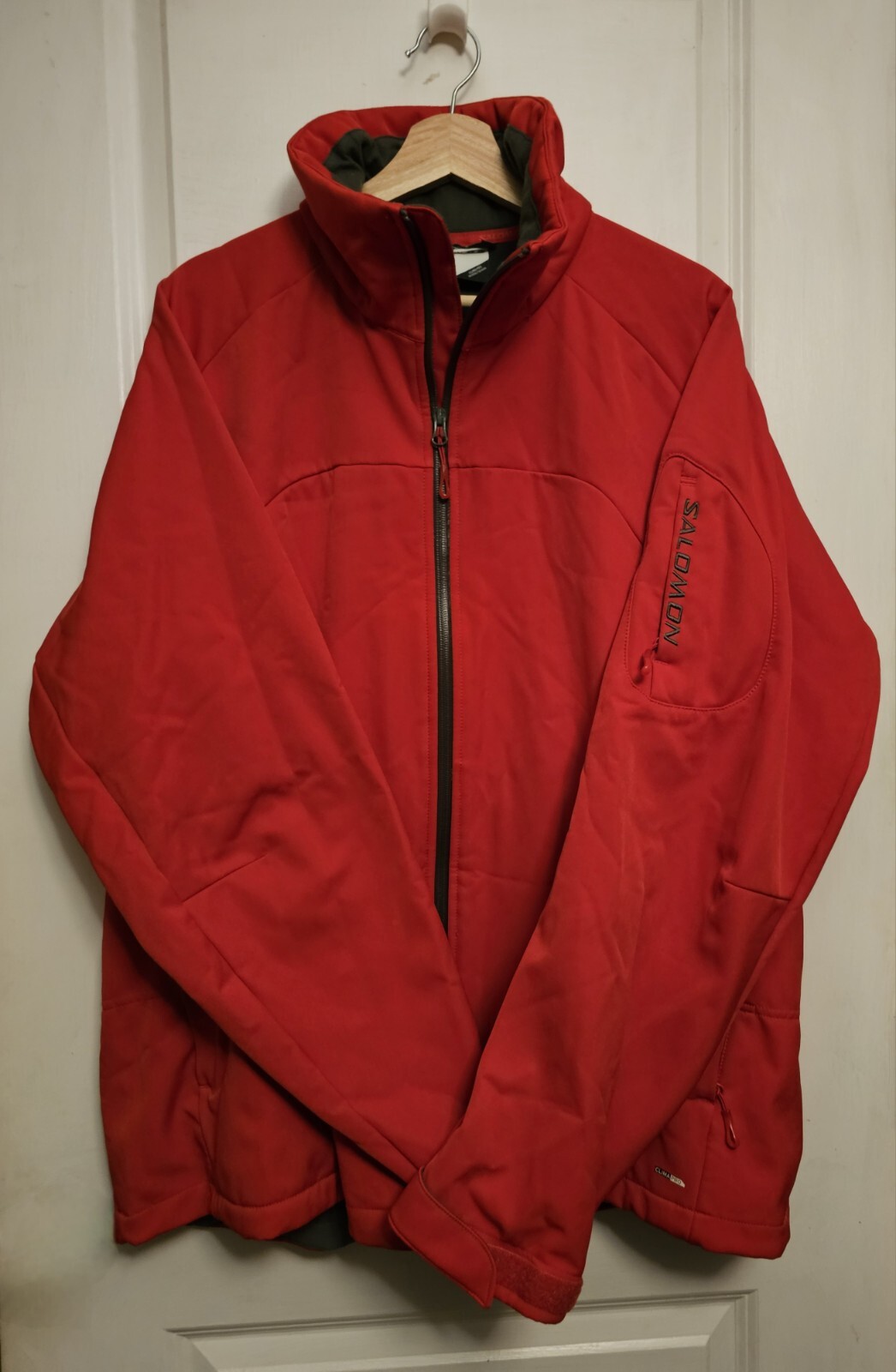 Salomon Giacca Sci Uomo XL Rosso Clima Pro