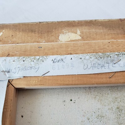 Artist W. Bradley Eaton oil on canvas painting 