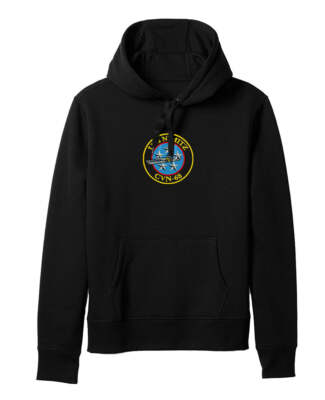CVN-68 USS Nimitz Black Pullover Hoodie