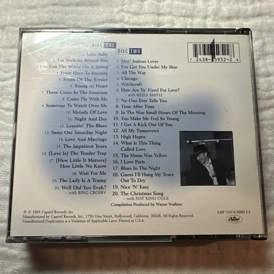 FRANK SINATRA - SINATRA 80TH ALL THE BEST - 2CD 1995 CAPITOL FIRST EDITION PROMO Foto 2 de 4