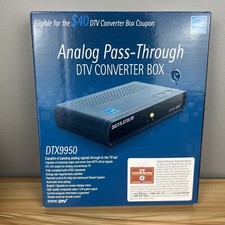 Digital Stream DTX9950F Analog Pass Through DTV Converter Box NEW SEALED