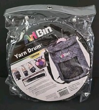 ArtBin Portable Knitting Crochet Storage Bag 6804SA Yarn Drum Gray Poly Canvas
