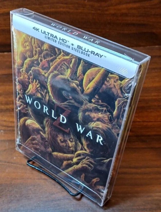 World War Z Steelbook (4K/Blu-ray)-NEW-w/PROTECTIVE SLEEVE-Free Box Shipping - Image 2 of 4