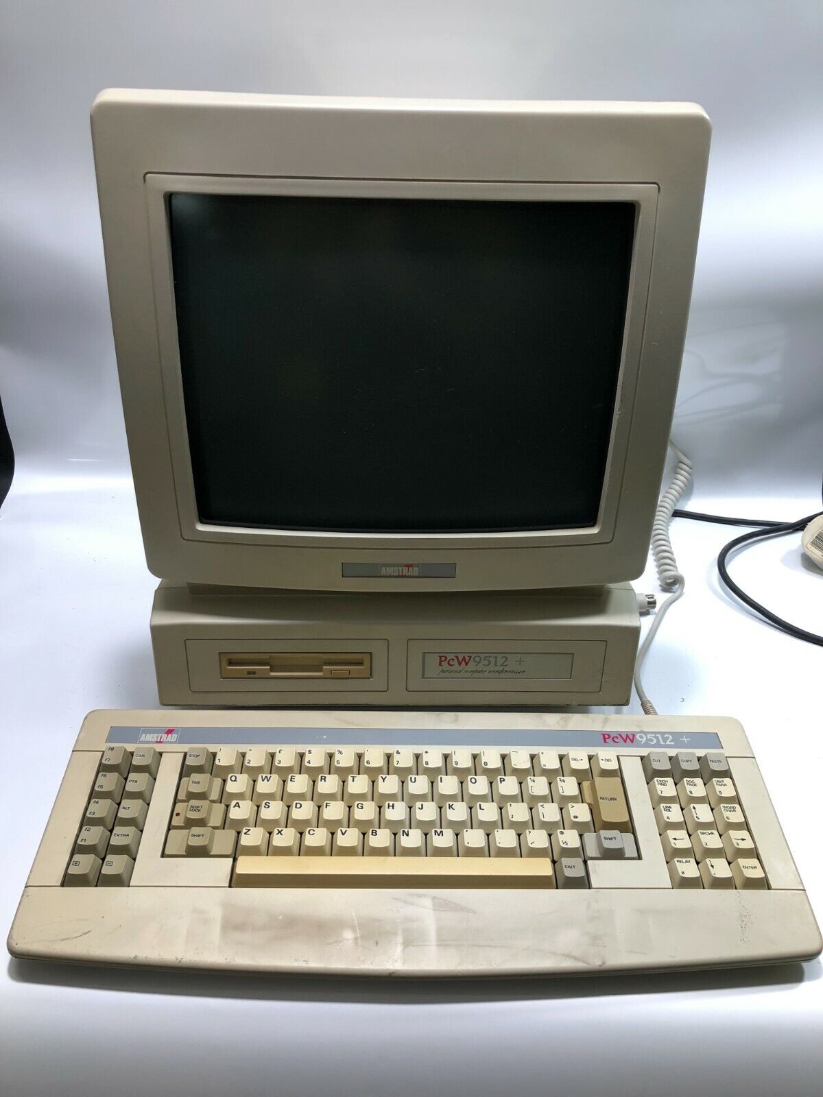 Vintage Amstrad PCW-9512 Personal Computer For parts
