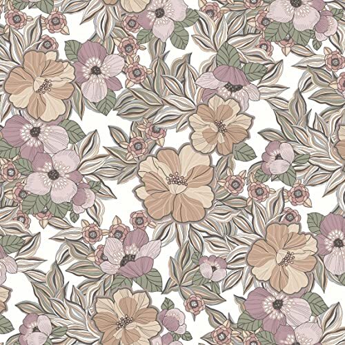 Texco Inc Poly Moroccan Large Flowers Prints/No Stretch Fabric/DIY Projects, ...