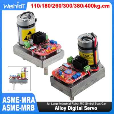 60-400kg High Torque Servo Magnetic Encoded Steering Gear 360 Degree Robot Servo