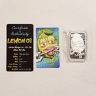 1 oz Silver Art Bar Proof - 420 Marijuana High Life Lemon OG CMG Mint - F8509