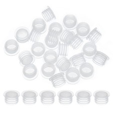 25Pcs 14mm/0.55" Plastic Salt and Pepper Shaker Stoppers Plug Replacement Clear