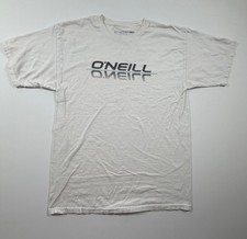 ONEILL Classic Tee Mens M White Short Sleeve Logo Surf Cotton Stain Tee