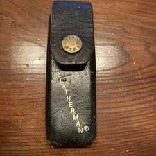 Vintage Leatherman Tool Leather Snap Case Hip Waist Belt SHEATH/CASE ONLY 