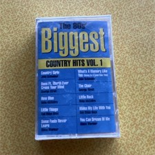 MCA The 80s' Biggest Country Hits Vol. 1 Cassette Country Compilation Album