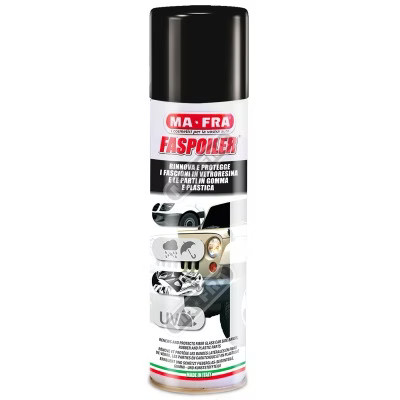 MAFRA Faspolier Plastic Restorer Spray 500ml | Revives Trim & Bumpers