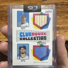 Topps Heritage Clubhouse Dual Player Relic Brett Witt Jr. Royals 25/77