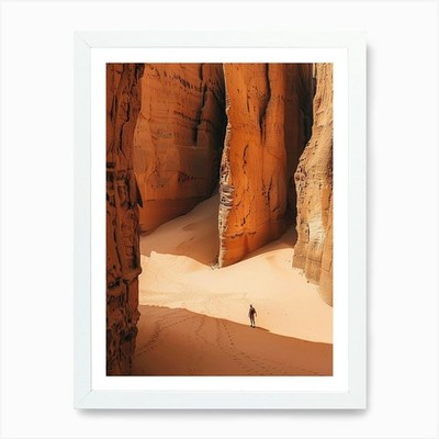 Wadi Rum Kunstdruck gerahmt Wandbild Poster Leinwanddruck Bild