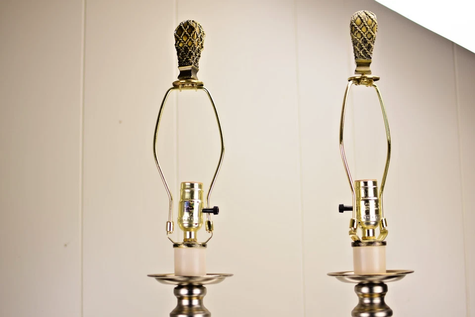 juego de lámparas de mesa de diseño absoluto diseño de pilar estriado Foto 4 de 4