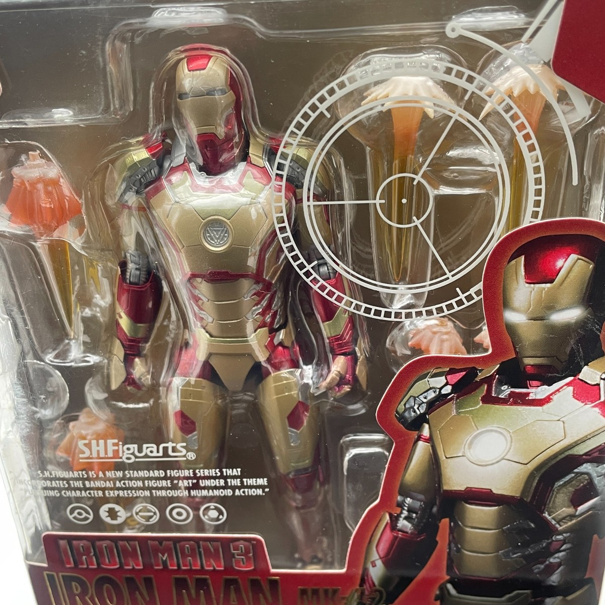 S.H.Figuarts Iron Man Mark 42 Action figure Bandai Japan Import | eBay