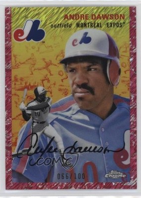 2023 Topps Chrome Platinum Anniversary 66/100 Andre Dawson #496 HOF 0vd2