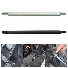 2×Spark Plug Broken Removal Tool Left-Hand Thread Alloy Steel Extractor for Cars