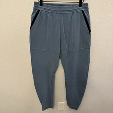 Nike Tech Pack Knit Pants Joggers Men's L Blue Stretch Ankle Taper AR1550