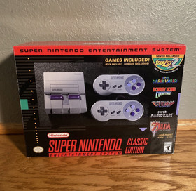 Nintendo - Super Nintendo Classic Edition - Mini Game Console - Usa - Sealed!!