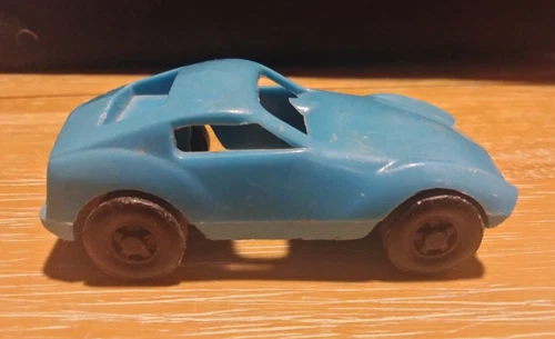 Vintage Blue Plastic Tonka Car For Smaller Tonka Transport Hauler