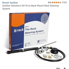 SeaStar Teleflex SS14114 14ft Back Mount Rack Steering System w/ SSC13414 Cable