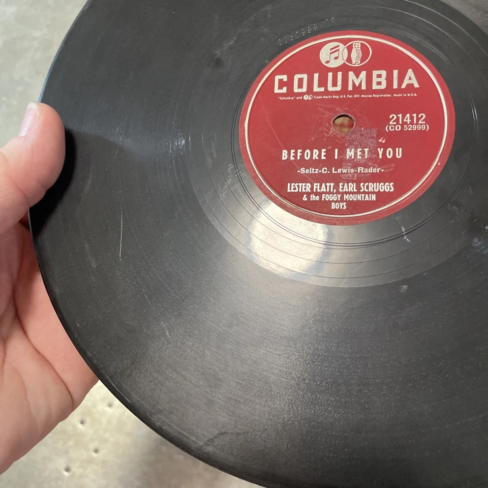 Mountain 78 об/мин лот из 7 Gene Autry Bill Monroe Skaggs Acuff с рукавами Columbia - Изображение 4 из 4