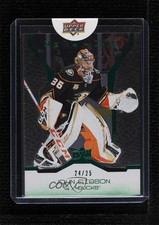 2019-20 Upper Deck Buybacks Green 24/25 John Gibson #15 0c3