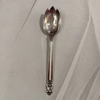 Royal Danish International Sterling Silver 8.5" Pierced Tablespoon