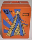 Vintage Fashion Doll Wardrobe Trunk For Barbies & Other Toy Dolls Excellent Cond