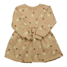 Rylee + Cru Girls Raglan Dress Doves Pattern Size 6-7 Years
