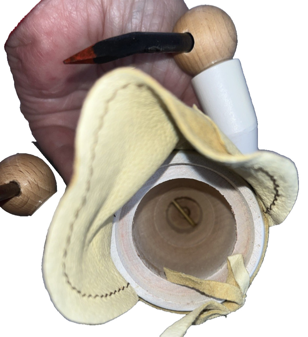 Blacksmith Steinbach Wood  Smoker Incense VTG German 10“ i Anvil Hammer Blue Hat