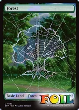 Forest 0193 MTG Marvel's Spider-Man Land NP Foil