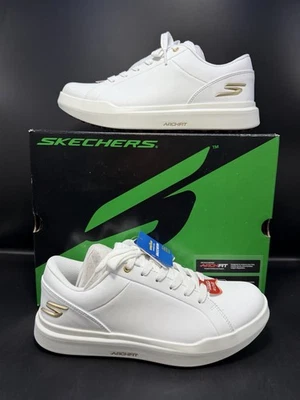 Skechers Damen Go Golf Drive 6 wasserdichte Golfschuhe - weiß/gold - UK 5,5 - NEU - Bild 1 von 4