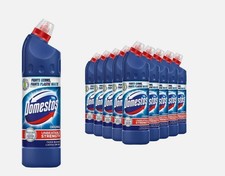 Domestos Blue Original Toilet Bleach Box of 9 x 750ml Bulk Toilet Cleaner 2.47 per litre