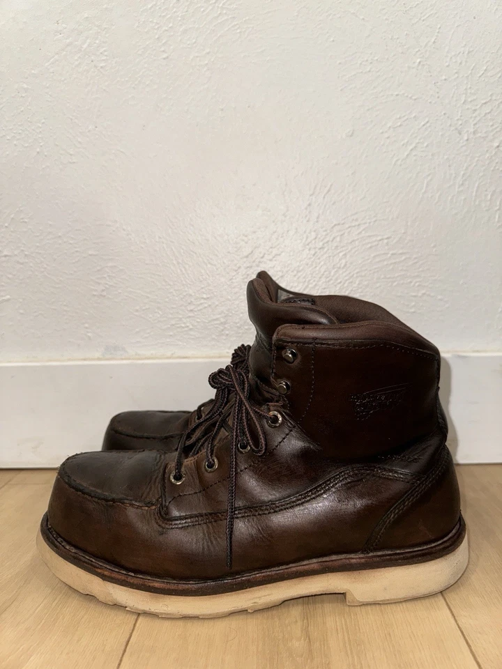 Botas Red Wing 2449 Para Hombre Talla 8 Tred Lite 6" Seguridad Puntera No Metálica Impermeables EH Foto 4 de 4