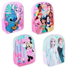 Disney Licensed Character 15" Backpack with Adjustable Straps Choose 1 from 4
