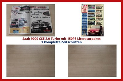Saab 9000 CSE 2.0 Turbo mit 150PS Literaturpaket - 2 komplette Zeitschriften