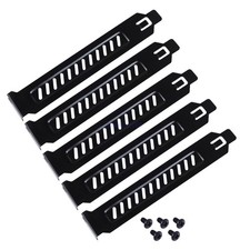PCI Slot Cover Hard Steel Mesh Dust Filter Blanking Plate - 5pcs USA