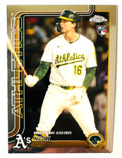 2025 Topps Chrome Update Nick Kurtz RC #USC180 Base A's Rookie!
