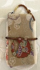 Handmade Women's Cell Phone Carrying Case or Tiny Purse, 5" x 3" Brand New