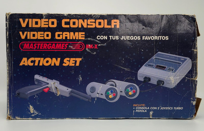 Video Konsole Videospiel Action Set MasterGames MK-X NES Famicom Clone