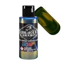 Createx Wicked Colors Fastback Green Airbrush Paint Color 2oz W353 - 2Z