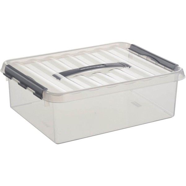 sunware Q-Line Aufbewahrungsbox 10,0 L Transparent 40,0 X 30,0 X 12,0 Cm, 1...-image