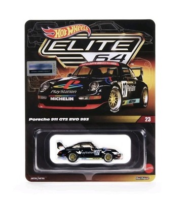 2026 HotWheels RLC Elite 64 Porsche 911 GT2 EVO 993 Playstation Livery  Hot!